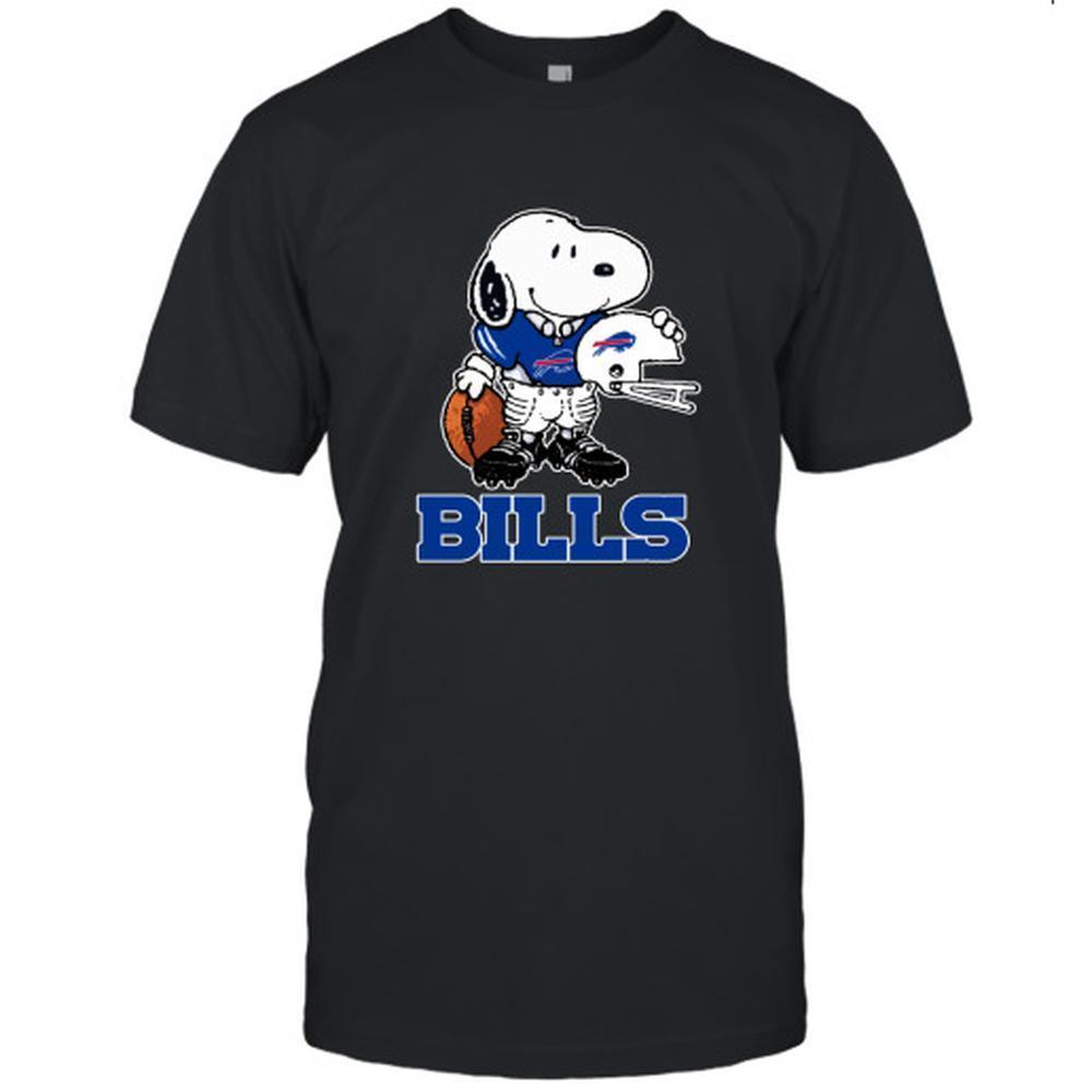 Snoopy A Strong And Proud Buffalo Bills Player 2D T-Shirt
